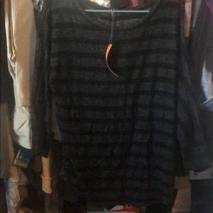 Brushed knit light sweater